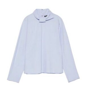 Zara Light Blue Blouse
